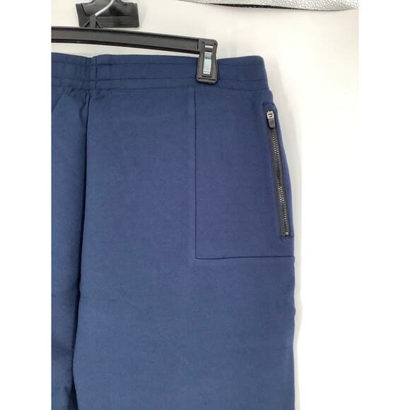 DSG Men's Large University Navy Sport Fleece Joggers Pants Athleisure L5-3 - Picture 4 of 7